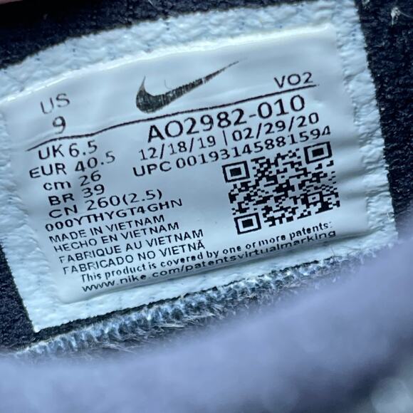 Nike Metcon 5 Shoes Womens Size 9 Black Running Workout Lifting Gym Sneakers - Picture 8 of 8